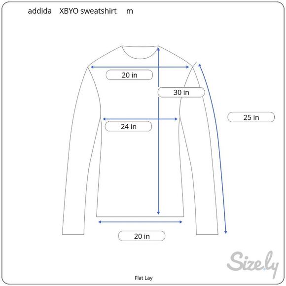 Adidas XBYO Sweatshirt 100% Cotton Size Medium Navy NWT - Picture 11 of 11